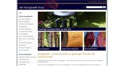 Desktop Screenshot of klangspieleshop.de